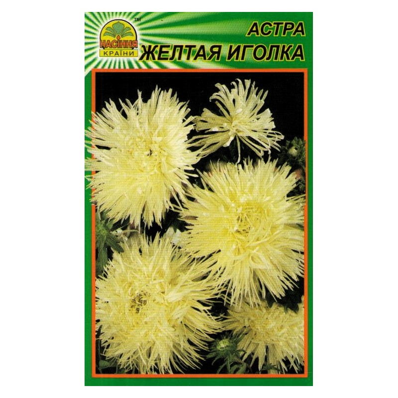 semdp00276 Насіння країни Астра желтая иголка - 0