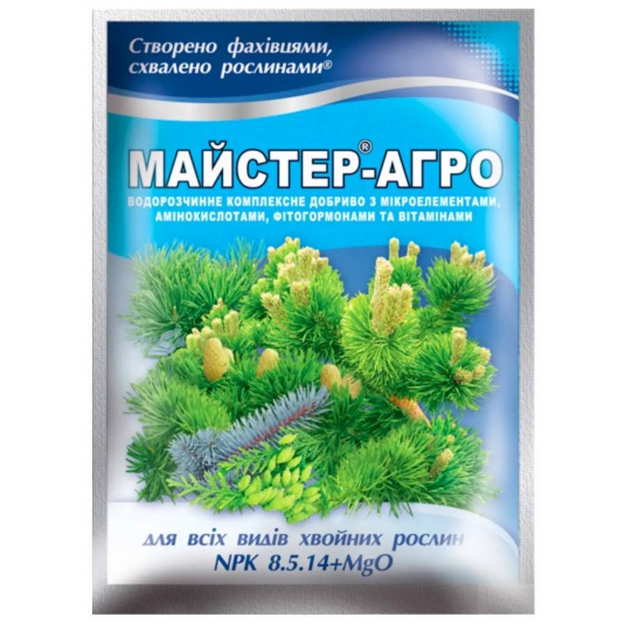 мастер_хвойник Добриво Майстер-агро для хвойних 25 г - Зображення 1