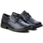 Туфли Оксфорды GEOX Sofia, J74D3J, Navy, размер 30 EU, 20 см