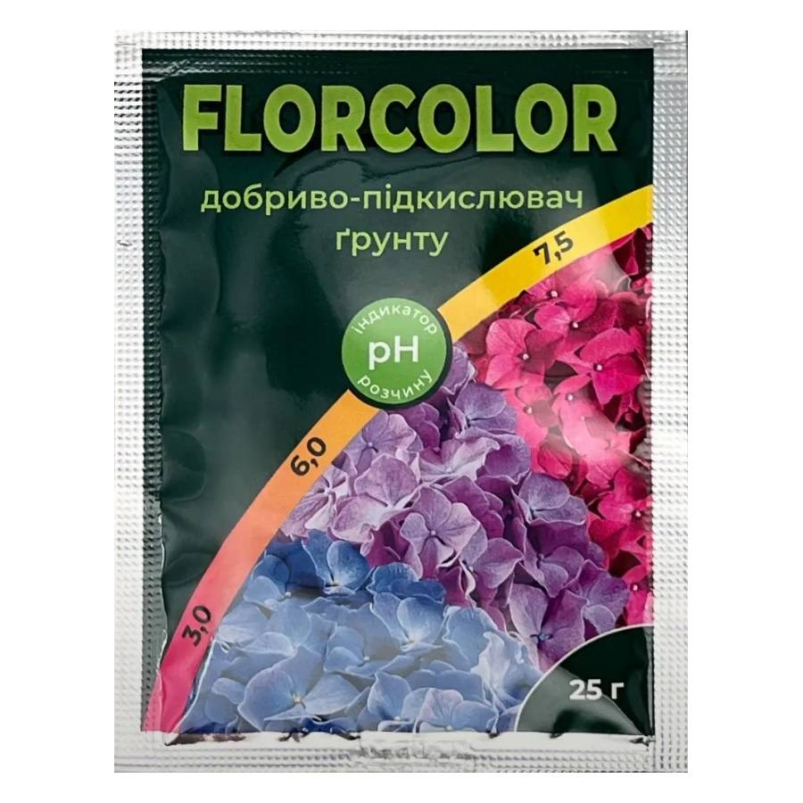 флорколор Добриво-підкислювач Флорколор Florcolor, 25 г - Зображення 1